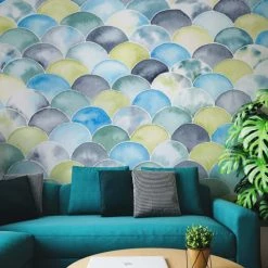 Acte Deco Papiers Peints Papier Peint Panoramique écailles - 250x340