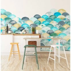 Acte Deco Papiers Peints Papier Peint Panoramique écailles Légères - 250x255 -Papiers peints Soldes papier peint panoramique ecailles legeres 250x255 6