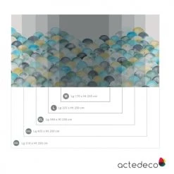 Acte Deco Papiers Peints Papier Peint Panoramique écailles Légères - 250x340 -Papiers peints Soldes papier peint panoramique ecailles legeres 250x340 5