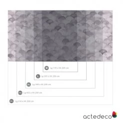 Acte Deco Papiers Peints Papier Peint Panoramique écailles Monochrome - 250x340 -Papiers peints Soldes papier peint panoramique ecailles monochrome 250x340 3