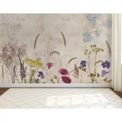 Lé Papiers De Ninon Papiers Peints Papier Peint Panoramique En Papier Beige 384x270