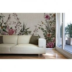 Lé Papiers De Ninon Papiers Peints Papier Peint Panoramique En Papier Beige FoncÃ© 336x270