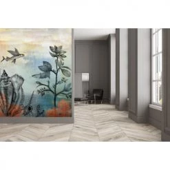 Lé Papiers De Ninon Papiers Peints Papier Peint Panoramique En Papier Bleu 240x270 -Papiers peints Soldes papier peint panoramique en papier bleu 240x270 3