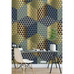 Lé Papiers De Ninon Papiers Peints Papier Peint Panoramique En Papier Jaune Or 288x270 -Papiers peints Soldes papier peint panoramique en papier jaune or 288x270 5