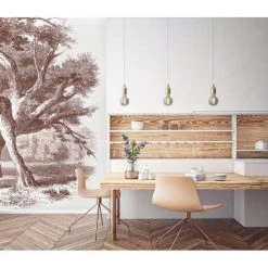 Lé Papiers De Ninon Papiers Peints Papier Peint Panoramique En Papier Marron GlacÃ© 288x270 -Papiers peints Soldes papier peint panoramique en papier marron glacac 288x270 3