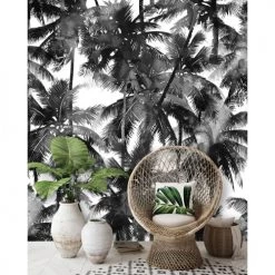 Lé Papiers De Ninon Papiers Peints Papier Peint Panoramique En Papier Noir 240x270 -Papiers peints Soldes papier peint panoramique en papier noir 240x270 3