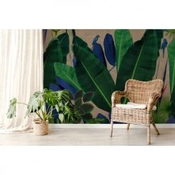 Lé Papiers De Ninon Papiers Peints Papier Peint Panoramique En Papier Vert Foncé 288x260 -Papiers peints Soldes papier peint panoramique en papier vert fonce 288x260 5