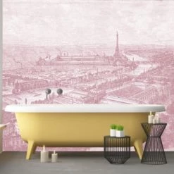 Ciment Factory Papiers Peints Papier Peint Panoramique Gravure Paris 1900 390x270cm -Papiers peints Soldes papier peint panoramique gravure paris 1900 390x270cm 21