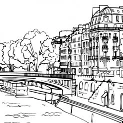 99Déco Papiers Peints Papier Peint Panoramique Illustration Paris 336x270cm -Papiers peints Soldes papier peint panoramique illustration paris 336x270cm 2