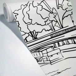 99Déco Papiers Peints Papier Peint Panoramique Illustration Paris 336x270cm -Papiers peints Soldes papier peint panoramique illustration paris 336x270cm 4