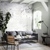 VtWonen Papiers Peints Papier Peint Panoramique Intissé Mur Briques Loft Blanc 300x300cm