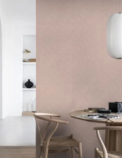 Art For The Home Papiers Peints Papier Peint Panoramique Intissé Origami Rose 200x280cm -Papiers peints Soldes papier peint panoramique intisse origami rose 200x280cm 1