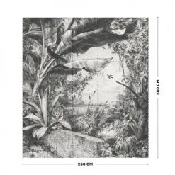 Art For The Home Papiers Peints Papier Peint Panoramique Jungle Sauvage Noir Blanc 280x250cm 11 Art For The Home Papiers Peints Papier Peint Panoramique Jungle Sauvage Noir Blanc 280x250cm -Papiers peints Soldes papier peint panoramique jungle sauvage noir blanc 280x250cm 3