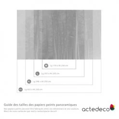 Acte Deco Papiers Peints Papier Peint Panoramique La Forêt Enchantée - 250x425 -Papiers peints Soldes papier peint panoramique la foret enchantee 250x425 11