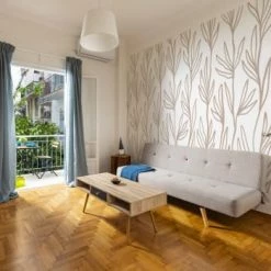 Acte Deco Papiers Peints Papier Peint Panoramique Leaves - 250x255 -Papiers peints Soldes papier peint panoramique leaves 250x255 11