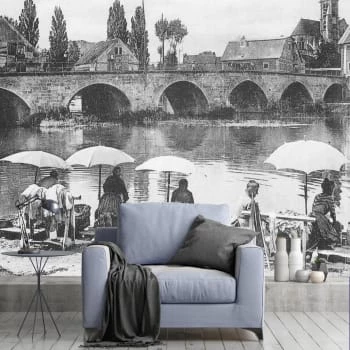 Ciment Factory Papiers Peints Papier Peint Panoramique Les Lavandières 390x270cm 6 Ciment Factory Papiers Peints Papier Peint Panoramique Les Lavandières 390x270cm – Image 4