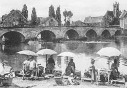 Ciment Factory Papiers Peints Papier Peint Panoramique Les Lavandières 390x270cm -Papiers peints Soldes papier peint panoramique les lavandieres 390x270cm 5