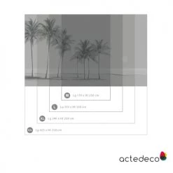 Acte Deco Papiers Peints Papier Peint Panoramique Palmiers - 250x170 -Papiers peints Soldes papier peint panoramique palmiers 250x170 23