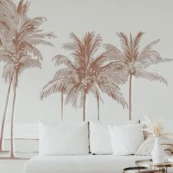 Acte Deco Papiers Peints Papier Peint Panoramique Palmiers - 250x255 -Papiers peints Soldes papier peint panoramique palmiers 250x255 6