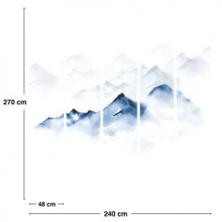 99Déco Papiers Peints Papier Peint Panoramique Paysage Nature Montagne 240x270cm -Papiers peints Soldes papier peint panoramique paysage nature montagne 240x270cm 3
