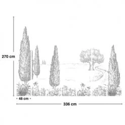 99Déco Papiers Peints Papier Peint Panoramique Paysage Provence 336x270cm -Papiers peints Soldes papier peint panoramique paysage provence 336x270cm 3