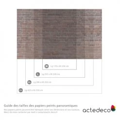 Acte Deco Papiers Peints Papier Peint Panoramique Red Bricks - 250x170 -Papiers peints Soldes papier peint panoramique red bricks 250x170 3