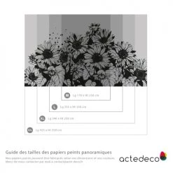 Acte Deco Papiers Peints Papier Peint Panoramique Tournesol - 250x170 -Papiers peints Soldes papier peint panoramique tournesol 250x170 7