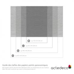 Acte Deco Papiers Peints Papier Peint Panoramique White Bricks - 250x255 -Papiers peints Soldes papier peint panoramique white bricks 250x255 3