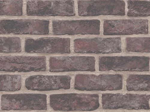 Hexoa Papiers Peints Papier Peint Rouleau Briques Foncées 53x1000cm 4 Hexoa Papiers Peints Papier Peint Rouleau Briques Foncées 53x1000cm – Image 2