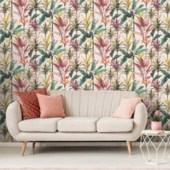 Superfresco Easy Papiers Peints Papier Peint Vintage Botanique Jaune 1005x52cm -Papiers peints Soldes papier peint vintage botanique jaune 1005x52cm 5