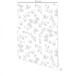 Decochic Papiers Peints Papier Peint Vinyle Adhésif Aquarelle Gris Cendre 50x300 Cm -Papiers peints Soldes papier peint vinyle adhesif aquarelle gris cendre 50x300 cm 1