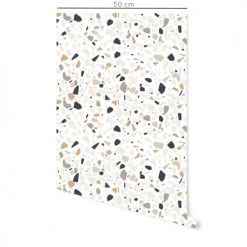 Decochic Papiers Peints Papier Peint Vinyle Adhésif Mosaïque Multicolor 50x300 Cm -Papiers peints Soldes papier peint vinyle adhesif mosaique multicolor 50x300 cm 1