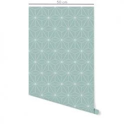 Decochic Papiers Peints Papier Peint Vinyle Adhésif Tokyo Vert 50x300 Cm -Papiers peints Soldes papier peint vinyle adhesif tokyo vert 50x300 cm 1