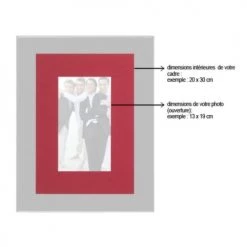 Ceanothe Cadres Et Albums Photos Passe-partout Multivues Carton Gris 40x50 Cm 8 Ouvertures 10x15 Cm -Papiers peints Soldes passe partout multivues carton gris 40x50 cm 8 ouvertures 10x15 cm 3