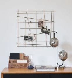 Papiers peints Soldes -Papiers peints Soldes pele mele destructure en metal coloris bronze 60x60 1000 14 11 204150 2