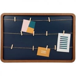 Maisons Du Monde Pêle-mêle Photos Pêle Mêle En Bois D'hévéa Bleu Et Marron