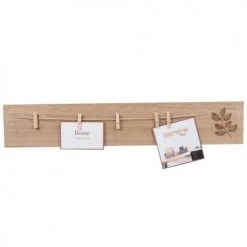 Maisons Du Monde Pêle-mêle Photos Pêle Mêle En Bois De Pin 5 Clips 55x10 Cm