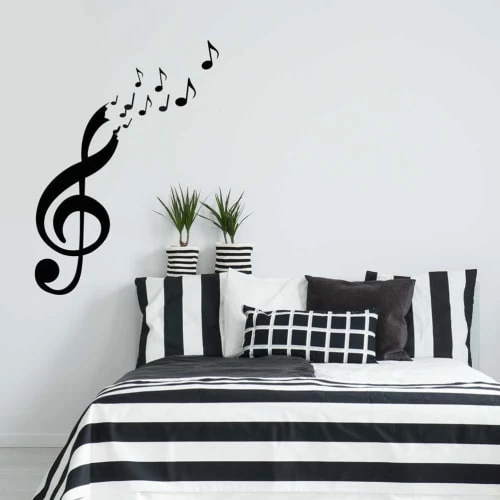 STC Stickers Muraux Clé De Sol 61x44cm 4 STC Stickers Muraux Clé De Sol 61x44cm – Image 2