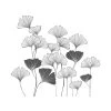 STC Stickers Muraux Ginkgo 55x60cm -Papiers peints Soldes stickers muraux ginkgo 55x60cm