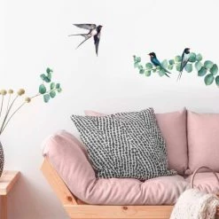 STC Stickers Muraux Hirondelles 70x20cm -Papiers peints Soldes stickers muraux hirondelles 70x20cm 1