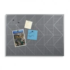 Umbra Pêle-mêle Photos Tableau D'affichage Magnétique Et à Punaises, En Métal Gris. -Papiers peints Soldes tableau d affichage magnetique et a punaises en metal gris 2